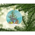 thumbnail image 2 of Carolines Treasures BB2914CO1 Scottish Deerhound Merry Christmas Tree Ceramic Ornament, 2 of 2