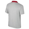 thumbnail image 3 of Men's Colosseum Gray Oklahoma Sooners Big & Tall Tuck Striped Polo, 3 of 3