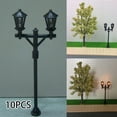 thumbnail image 3 of MYG 10Pcs Model Street Lights Scale 1:100 Railway LED Lamppost Patio Garden Lamps, 3 of 7