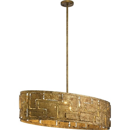 

Lighting 44156PG Six Light Pendant from The Shefali Collection Pharaoh Gold Safety rating: ETL and safety listing: dry