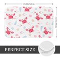 thumbnail image 2 of Front Door Mat Crab Shells Fishes Bedroom Entryway Rug Non-Slip Washable Indoor Carpet Doormat Decorative Low Profile Area Rug for Home Living Room Bedroom Laundry Floor Decor, 24 x 16 Inch, 2 of 7