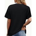 thumbnail image 2 of [Mother's Day Gift, Rocking The Nana Life] Soft & Comfortable Women's T-Shirt - Rocking The Nana Life   Casual Short Sleeve Round Neck Top,Perfect Mother's Day Gift For Grandma, Spring Casual Wear, 2 of 6