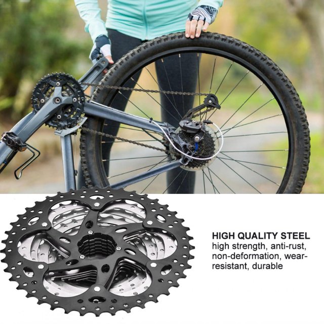 Dioche Cassette de Velocidad de Bicicleta, Bicicleta Rueda Libre Pi?ón 10 Velocidad 11-42T Accesorio de Reemplazo de Bicicleta Khall Tendencias