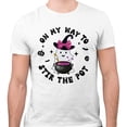 thumbnail image 2 of On My Way to Stir the Pot Shirt Unisex Large White, 2 of 5