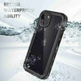 thumbnail image 5 of Dteck Phone 13 Case Waterproof, Built in Screen Protector Full Body Rugged Heavy Duty Protection Anti-Scratched Shockproof Protective Phone Case for iPhone 13 6.1 inch -Black 2021, 5 of 9