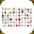 thumbnail image 3 of 100PCS Dripping Oil Alloy Mini Pendants Bracelet Accessories DIY Jewelry Decor Exquisite Pendants, 3 of 7