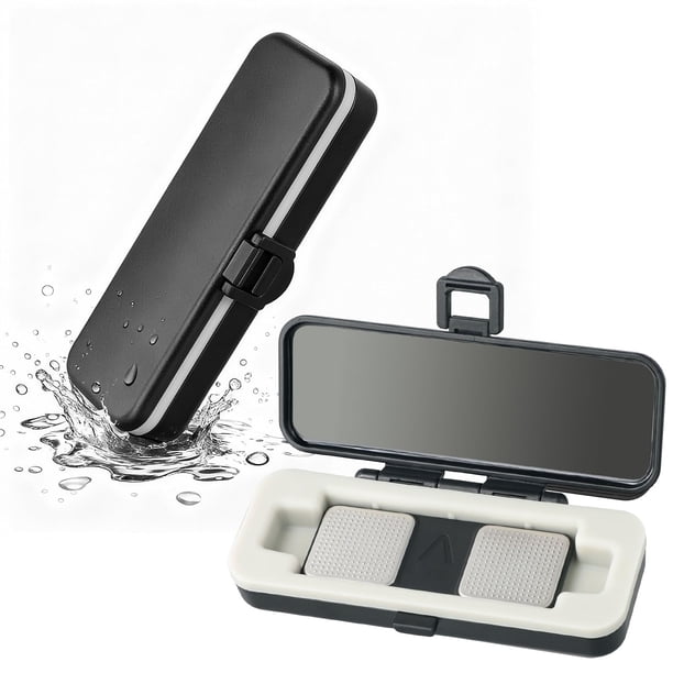 Estuche portátil Generturbo para KardiaMobile 1L, resistente al agua, color negro