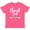 Retro Heather Pink, variant on Inktastic Flower Girl with Arrow and Flowers Youth T-Shirt