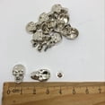 thumbnail image 3 of 10 Ensembles de Rivets Crâne Punk Rock Sacs à Chaussures DIY, 9x16mm, 3 of 8