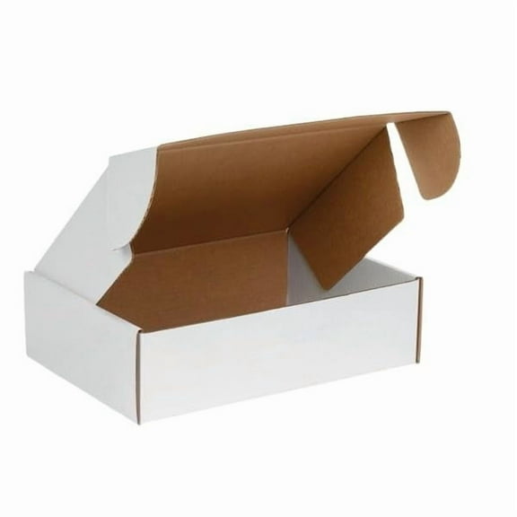 UCANPACK White Mailer Boxes 11x9x2 Inches - 50 Pack White Corrugated Mailers Box Mailers, Cardboard Boxes for Shipping and Packing - Cardboard Gift Box Mailer - Made in USA