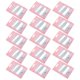 thumbnail image 1 of Sealable Storage Bags for Storage Use Pink Plastic 100Pcs Reclosable Pouches, 1 of 4