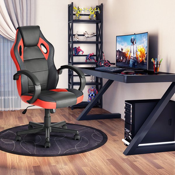 Silla Gamer Ergonomica Reclinable Tunney Red Lmkz FurnitureR TUNNEY RED LMKZ
