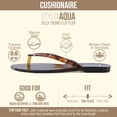 thumbnail image 3 of Cushionaire Aqua Jelly Flip Flops for Women, 3 of 20