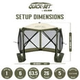 thumbnail image 5 of CLAM Quick Set Venture 9x9 Ft Canopy + Clam Quick Set Screen (2 Pack), 5 of 13