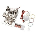 thumbnail image 2 of Stirling Engine Kit Dual Engine Generator Hot Air Motor Model Physical Generator Model with Flywheel Design Scienc, 2 of 7