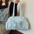 thumbnail image 2 of gcong Elegant Spacious Shoulder Tote Bag For Women Featuring Bow Design Ideal Work Daily Use, 2 of 5