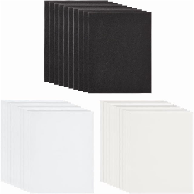 Kit de 50 piezas de papel para prensar flores de 20 x 25 cm, 10 piezas de papel de secado, 10 hojas de esponja, 30 piezas de papel de forro y juego de papel secante.