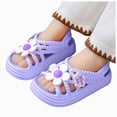 thumbnail image 5 of Godom Girls' Sandals Summer Dress Shoes Lightweight Open Toe Beach Sandal for Toddler Little Big Kid, 5 of 7