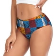 thumbnail image 2 of Balery colorful plaid Dinosaur Ropa Interior de Algodón para Mujer con Dibujo – Braguitas Cómodas y Elásticas, Estilo Clásico-4X-Large, 2 of 6