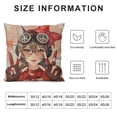 thumbnail image 5 of BANET /Body Pillowcase, Amber Double-Sided Pattern Short Plush/Peach Skin/ Throw Pillow Case, Fans' Favorite , Home Decorative (ColorShort 24x24in, 5 of 5