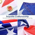 thumbnail image 3 of American Flag for Outside 3x5 Ft, Large America Flag Double Side with Brass Eyelets for American Party Decorations, Bar Garden Street Decoration Indoor Outdoor, 3 of 10