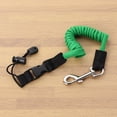thumbnail image 2 of EeaseCA Elastic Paddle Leash Fishing Rod Safety Cord Tether Hook for Kayak Canoe Inflatable Boat Extended to 155CM (Green), 2 of 7