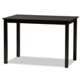 thumbnail image 4 of Baxton Studio Jackson Modern and Contemporary Grey Fabric Upholstered and Espresso Brown Finished Wood 5-Piece Dining Set, 4 of 9