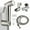 Brushed Nickel, variant on SAMODRA Handheld Bidet Sprayer for Toilet, Adjustable Water Pressure with Bidet Hose for Feminine Wash, Baby Wash & Muslim Shower