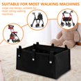 thumbnail image 3 of HLONK 2Pcs/1Pc Large Rollator Walker Basket Foldable Walker Basket Oxford Cloth Under Seat Rollator Bag Basket Carry Insert for Four Wheel Rollator Multipurpose Walker Basket for Seniors, 3 of 10