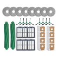 thumbnail image 3 of 32PCS for Plus 505 Combo / 405 Combo Robot Vacuum Cleaner Brush HEPA Filter Mop Cloth Dust Bag Spare, 3 of 5