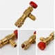 thumbnail image 3 of Adaptador de válvula de refrigerante - válvula de seguridad de aire acondicionado 1/4"-5/16" - adaptador rápido de latón - para control de flujo de aire acondicionado ER, 3 of 5