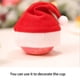 thumbnail image 2 of Bewildely 10 unids Mini Sombrero de Santa para Copas de Champán Altavoz Bluetooth Decoración Tela de Terciopelo Encantador Mini Sombreros de Navidad Kits de decoración para fiestas Bewildely HA017504-00, 2 of 6
