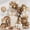 Brown, variant on NestE - Brown Balloon Garland Arch Kit 141PCS Brown Boho Neutral White Gold Latex Metallic Confetti Balloons for Safari Neutral Bear Baby Shower Birthday Party Decorations