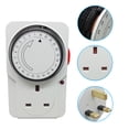 thumbnail image 3 of 24 Hour Cyclic Timer Switch Kitchen Timer Outlet Loop 110V Timing Socket Mechanical Timer 230VAC 3500W 16A UK EU com Plug, 3 of 6