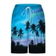 thumbnail image 3 of Pantalones Cortos para Hombre Cintura Elástica con Bolsillos, Forro de Impresión de Moda Casual para la Playa, Al Aire Libre Y el Uso Diario, 3 of 6