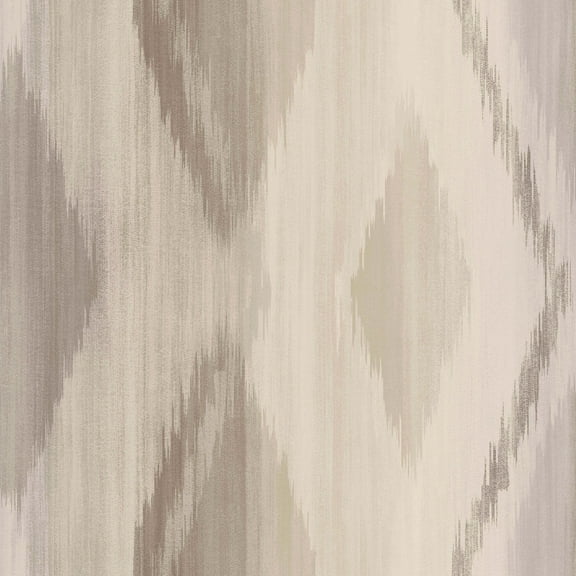 Next  Abstract Ikat Neutral Removable Wallpaper