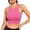 Z-Watermelon Red639, variant on JIAYUE Women's Yoga Vest Sleeveless Sports Loose Solid Color Crew Neck Breathable Sexy Running Fitness Crop Quick Drying Female Tank Top