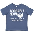 thumbnail image 3 of Inktastic Adorable Now...Wait Till I Have a Beard Like Dad in White Boys Toddler T-Shirt, 3 of 5