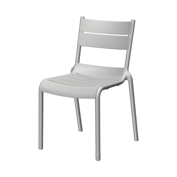 Lagoon Naples B Stackable Side Chair Cold Grey, 2 Pcs