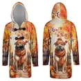 thumbnail image 3 of Happy Thanksgiving Pitbull Give Thanks Fall Beanie Scarf Welcome All Over Print 3D Hooded Duffle Toggle Coat Terrier Dog Lover - 00020, 3 of 6