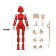 thumbnail image 2 of T13 3D Printed Dummy Multi-Jointed Movable Robot with Various Colors and Rich DIY Accessories for Stop Motion Animation and Desktop Decor, 2 of 2