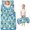Blue Halloween Ghosts, variant on Blue Halloween Ghosts Pumpkins Skulls and Bats Toddler Nap Mats for Kids Preschool,50"x20" Sleeping Mat Bag or Kids,Toddler Sleeping Bag,Toddler Nap Mat or Daycare