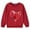 Red-C, variant on Penkiiy Toddler Kids Boys Girls Fashion Cute Solid Color Valentine's Day Heart Print Long Sleeve Top Hoodies 2-3 Years White