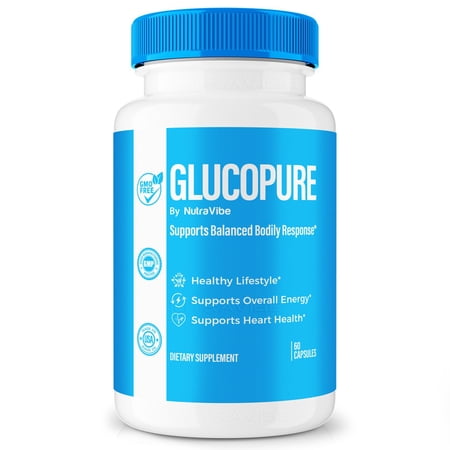 Glucopure Capsules, Advanced Blood Support Pills, All Natural Formula to Maintain Healthy Levels, Dietary Supplement for Overall Wellness, Gluco Pure Capsulas Reviews (60 Capsules)