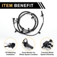 thumbnail image 4 of Unique Bargains ABS Wheel Speed Sensor ABS Sensor Anti-lock Braking System Sensor No.BL3Z2C190C/BL3Z2C190E for Ford F-150 2011-2014 1 Pc Rear Left, 4 of 7