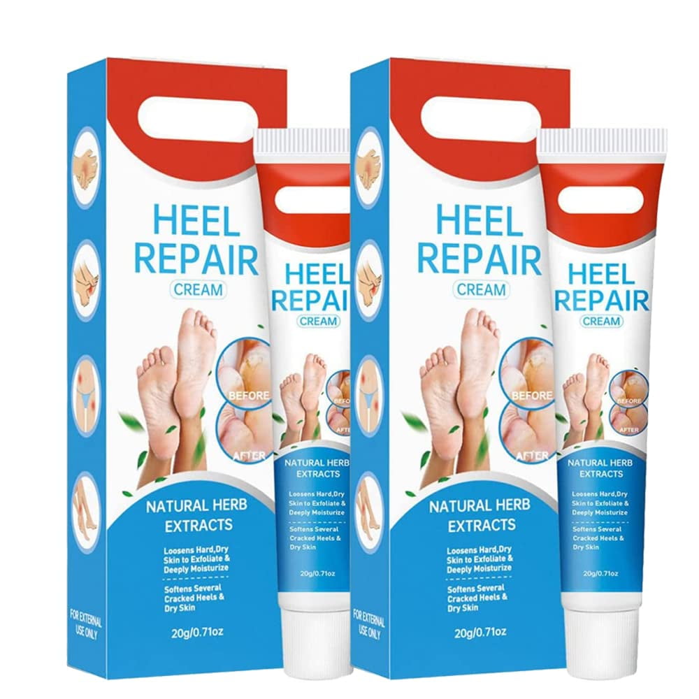 2PCS Foot Repair Cream,Skin Healing Ointment for Cracked Heels and Dry