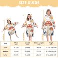 thumbnail image 4 of FORMRS Wearable Blanket Hoodie with Sleeves for Kids Cozy Flannel Sweatshirt, White Mushroom, 4 of 7
