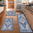 thumbnail image 2 of Kitchen Rugs Sets of 3 Non Slip Washable Kitchen Mats for Floor, Waterproof Kitchen Runner Rug, Floor Mat Carpet for Entryway, Laundry, Sink, Hallway, Bathroom, 2 of 10