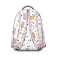 thumbnail image 3 of "Classy Floral Cat Backpack - Wonderful Gift for Teens, Durable Bookbag for College & Work, Lightweight with Pockets", 3 of 6