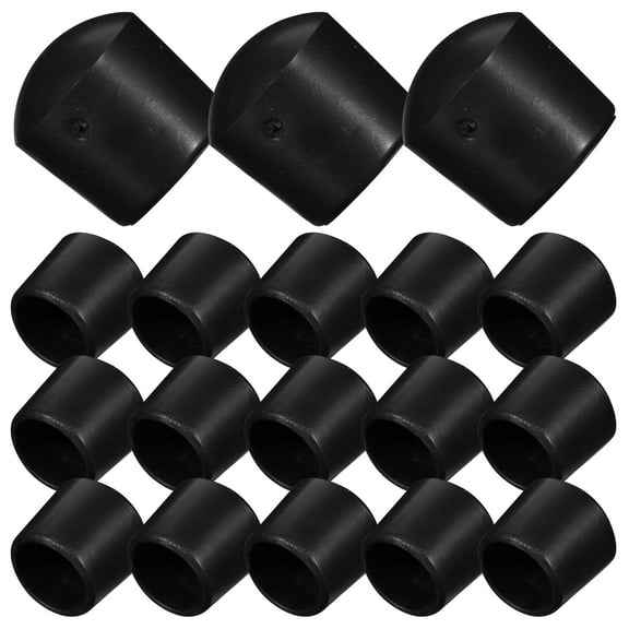FUEENIRVA football table end caps Foosball End Caps Black Players Wear Resistance 20pcs